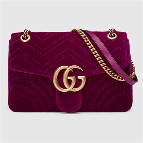 gucci velvet bag On Sale 